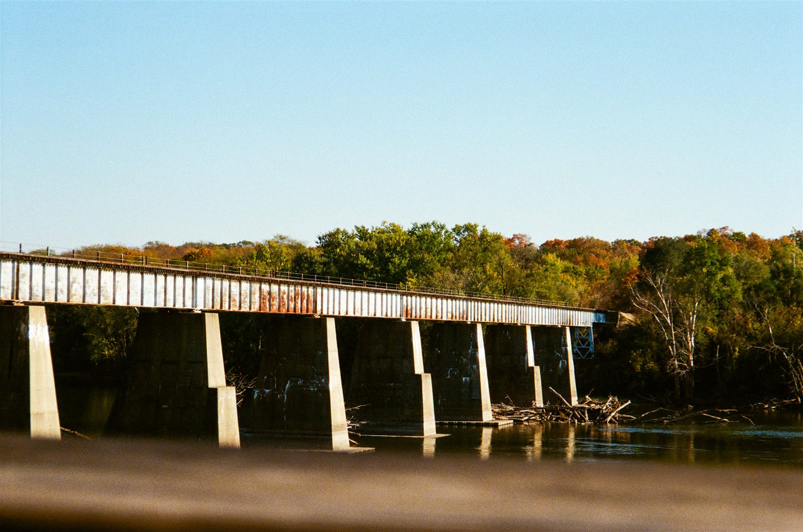 Railroad bridge — Lightroom edit